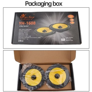 2 pcs 6.5"  Car Audio Coaxial Speakers 600 watts Full Range Mid-bass 4Ω US Stock - Picture 1 of 12