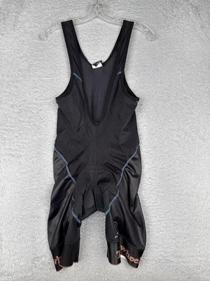 Culotte con tirantes Pactimo para hombre mediano negro ciclismo acolchado gamuza bicicleta baberos carreras Foto 1 de 4