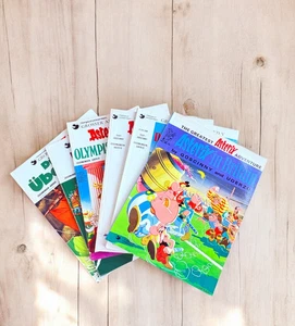 Vintage Asterix Comics Konvolut 6 Stück gebraucht 70er Jahre - Bild 1 von 24