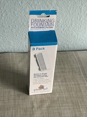 Pioneer Pet 3 Pack Drinking Fountain Improved Design Replacement Filters #3091 - Image 1 of 4