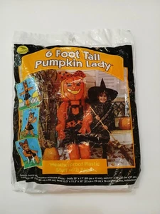 De colección 1997 Calabaza Dama 6 pies Decoración de Halloween Sun Hill EE. UU. Impermeable - Imagen 1 de 16