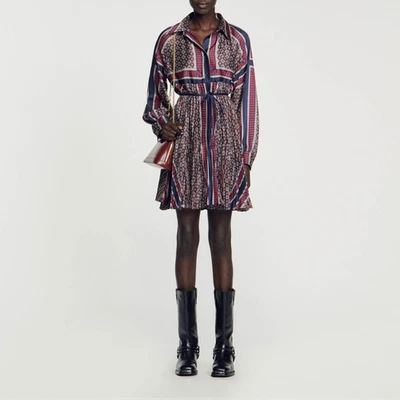 Vestido para mujer Sandro Paris talla 38 FR/M estampado SFPRO03306 precio de venta sugerido por el fabricante: 365 euros Foto 1 de 4