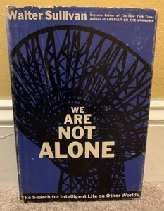 1964 WE ARE NOT ALONE VINTAGE UFO FLYING SAUCER SPACE ALIEN ASTRONOMY BOOK - Picture 1 of 14