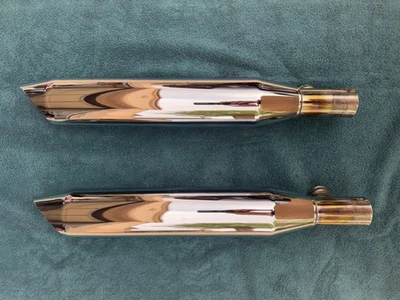 Silenciador HARLEY SPORTSTER 80399-04 DECOLAGENS DE 2011 MODELO XL-1200C (Par) - Imagem 1 de 4