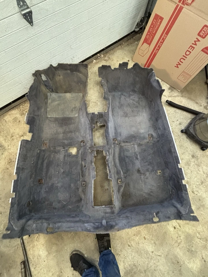 91-99 Mitsubishi 3000GT Stealth Interior Floor Carpet Original Dark Grey OEM - Image 1 of 1