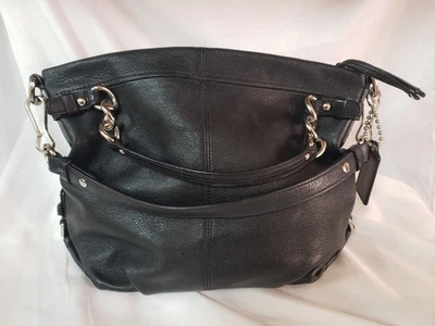 Coach  Brooke  Hobo Shoulder Handbag Dark Black G1120-14142M  - Image 1 of 4