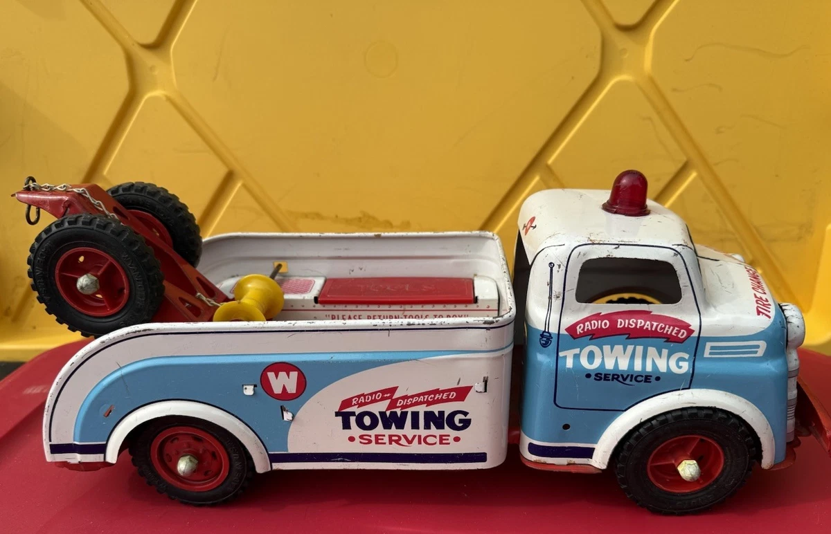 Wyandotte Pressed Steel Vintage Manufacture Diecast Trucks for