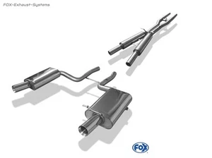 Duplex Complete System Audi A4 B7 3.2l Quattro Type 8E Per 100mm Double-Walled - Picture 1 of 7
