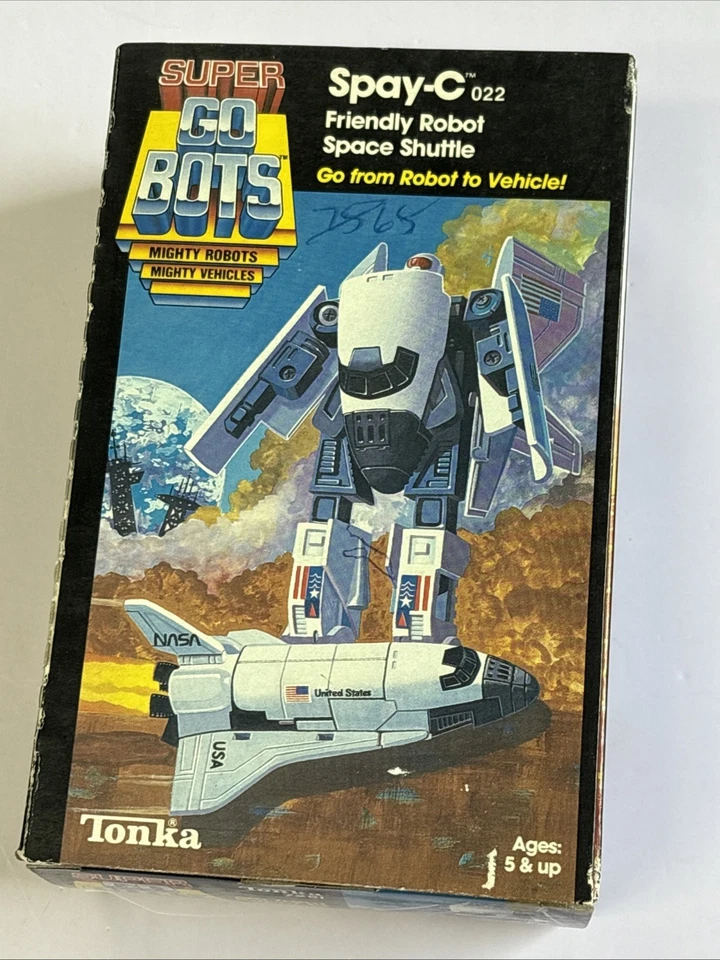 VINTAGE 1984 TONKA Super GOBOTS Spay-C Rare ~ READ DESCRIPTION - Image 1 of 4