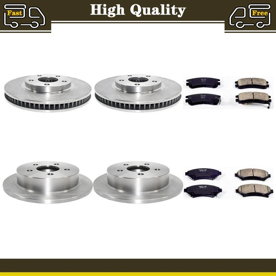 Комплект из 6 тормозных колодок дисковых роторов подходит для Chevrolet Impala 3,8 л 3,4 л_ - Изображение 1 из 4