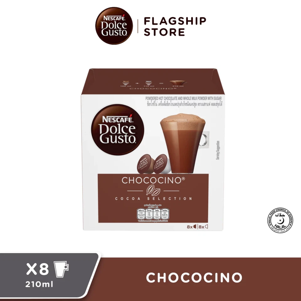 NESCAFÉ Dolce Gusto Cappuccino, Dark Roast - 12479707 (16 Box)
