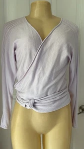 Victoria's Secret Very Light Lilac Color Full Wrap Knit Sweater XS - Picture 1 of 9