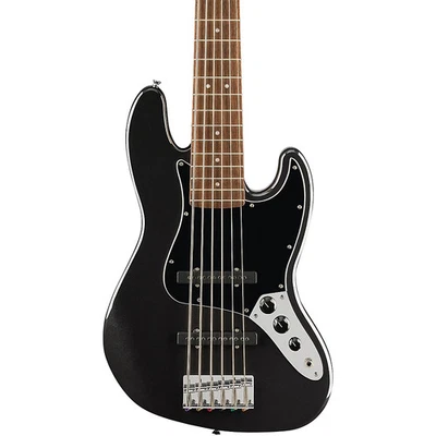 Squier Affinity Series 爵士贝斯 VI 黑色 金属原色 — 第 1/4 张图片