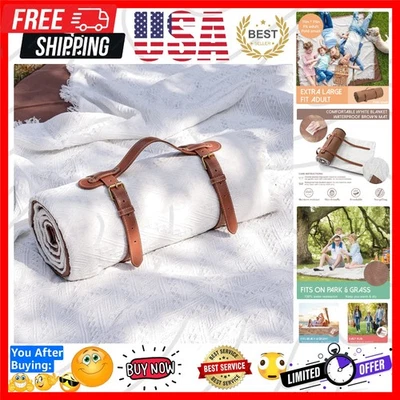Chic Waterproof 2-in-1 Picnic Blanket & Throw - 71"x71" Outdoor Mat for Camping - Imagem 1 de 4