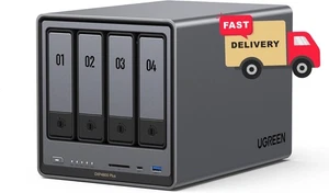 NAS de bureau 4 baies UGREEN NASync DXP4800 Plus, processeur Intel Pentium Gold 8505 5 cœurs - Photo 1/10