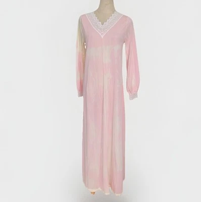 De Colección Miss Elaine Camisón Largo Bata Espalda Baja Encaje M Foto 1 de 4