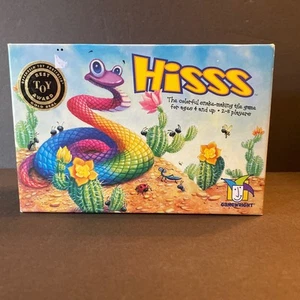 Hisss Colorful Snake Making Tile Game Gold Seal Toy Award Hiss 100% COMPLETE D - Picture 1 of 11