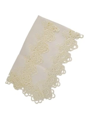 Vintage European Embroidered Tablecloth for Coffee Table Tea Table Rectangle - Image 1 of 4