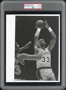 Kareem Abdul-Jabbar 1988 PSA Type 1 Original Photo Los Angeles Lakers - Picture 1 of 5