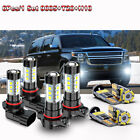 9X White Led Fog Driving Drl Light Bulbs Combo Kit For 2007-14 Cadillac Escalade