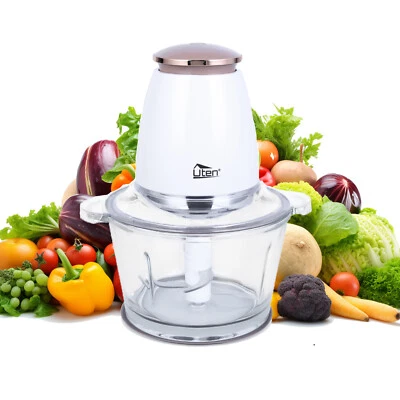 Uten 1.5L Zerkleinerer Elektrisch Gemüse Multihacker 400W Obst Zwiebelschneider - Bild 1 von 4