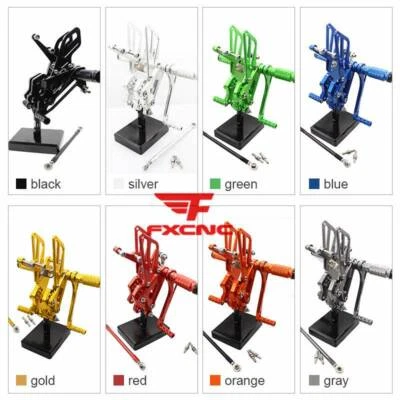 Juego trasero reposapiés estriberas CNC para Kawasaki Ninja ZX10R ZX1000C 2004-2005 Foto 1 de 4