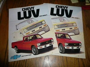 1978 Chevrolet LUV Series 8 Sales Brochures - Vintage - Two for One Price #3856 - Picture 1 of 4