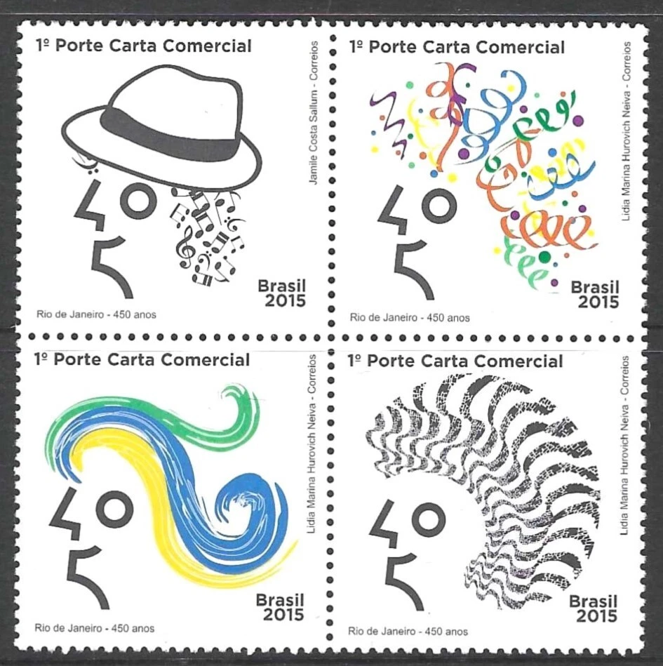 Brazil - 2015 450th Anniversary Of The City of Brazil MNH - Image 1 of 1