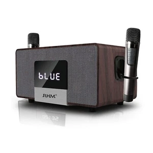 Máquina de karaoke RHM K222 y sistema de cine en casa con micrófonos inalámbricos - Imagen 1 de 2
