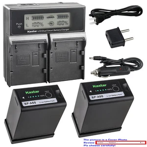 Kastar Battery LCD Chargerfor Canon EOS C300 Mark III Digital Cinema Camera - Picture 1 of 11