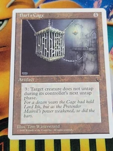 C406 MAGIC MTG CHRONICLES BARL'S CAGE LP RARE - Picture 1 of 12