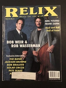 RELIX MAGAZINE 1994 BOB WEIR AND ROB WASSERMAN Neil Young FRANK ZAPPA - Picture 1 of 1