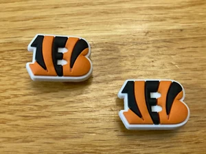 NFL Cincinnati Bengals Football Team For Crocs Shoe Charms Jibbitz - 2 pieces - Picture 1 of 1