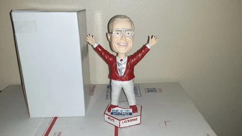 FREE SHIPPING Wisconsin Badgers Mike Leckrone Bobblehead NIB SGA- Madison, WI Cover