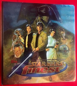 Trading Cards : STAR WARS - Finest - Base + Chase + Promo + Binder - 1996 TOPPS