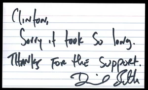 DAVID BURTKA Signed Index Card AUTHENTIC AUTOGRAPH ~How I Met Your Mother~ - Picture 1 of 1