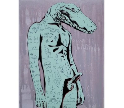 Alligator art, tattoo art, queer art - Image 1 of 3