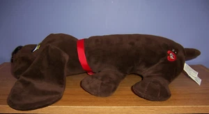 Hasbro 2019 cachorros de felpa libra cachorro perro 18" marrón con cuello rojo - Imagen 1 de 20