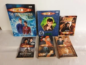 Doctor Who David Tennant x6 Books - The Encyclopedia, Top Trumps, Made Of Steel - Picture 1 of 16