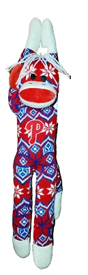 Philadelphia Phillies Sock Monkey Official MLB Baseball Forever Collectibles 20” - Image 1 of 4