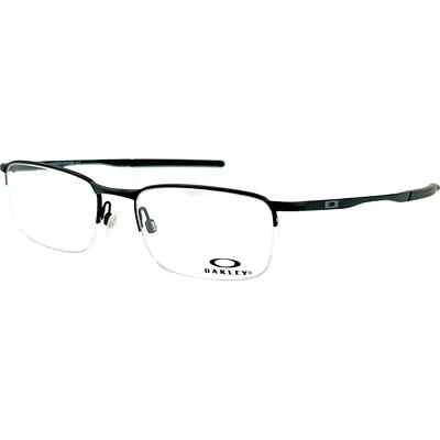 Oakley Barrelhouse 0.5 OX3174 Mens Semi Rimless Eyeglass Frame 01 Mt Black 53-18 - Image 1 of 4