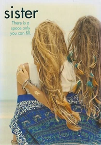 Sister Friendship Card - Sister There is a Space Only You Can Fill - Love You - Picture 1 of 3