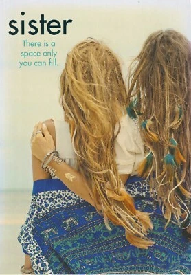 Sister Friendship Card - Sister There is a Space Only You Can Fill - Love You - Image 1 of 3