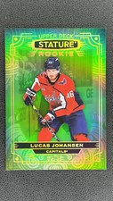 2022-23 UD Stature Lucas Johansen RC Rookie Green /99 DZZY