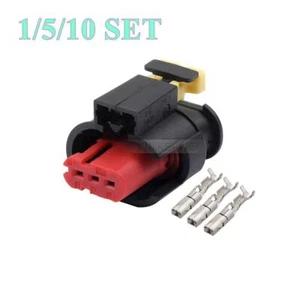 3 Pin TE Automotive Injection Ignition Coil Socket Connector Plug For Alfa Romeo - Picture 1 of 2