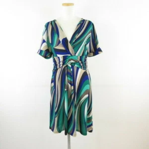 Abito Lady Lol manica corta mini fantasia intera elasticizzato verde T3*T739 usato 79f6ed3 - Foto 1 di 6