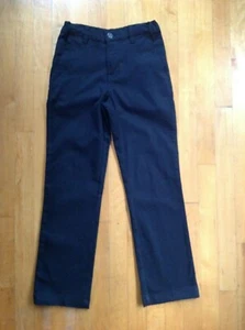 Boy's Black Dress Pants Size 10  Regular Cotton/Spandex  - Picture 1 of 12