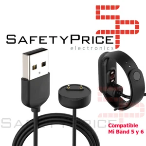 Cable carga USB repuesto cargador iman pulsera Mi Band 5/6 Xiaomi - Imagen 1 de 2