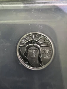 2000 ICG MS70 | 1/10 oz PLAT. - US Statue of Liberty Eagle $10 Coin #1269770119 - Picture 1 of 2