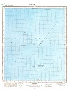 Mappe topografiche militari sovietiche russe - GNIBEN (Danimarca), 1:100 000, ed.1966 - Foto 1 di 2